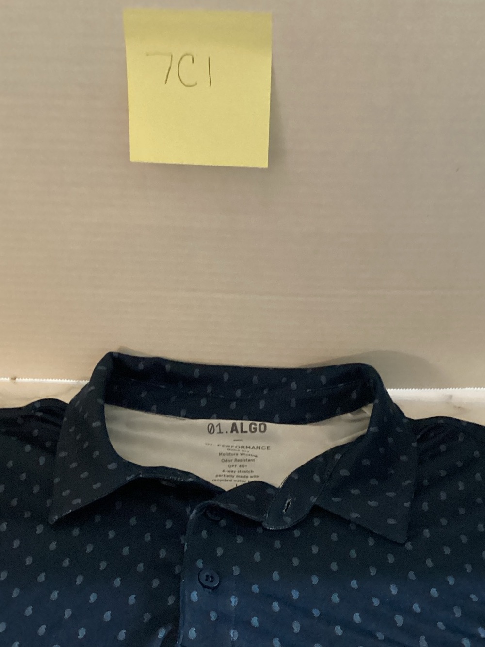 01.Algo performance polo shirt